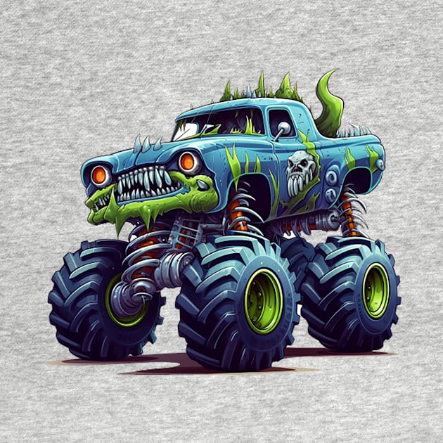 Halloween Monster Truck by julia_printshop